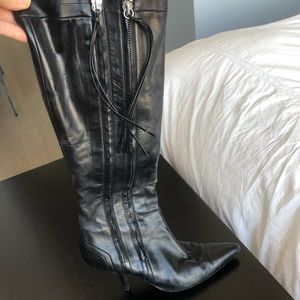 Narcisco Rodriguez knee heigh heeled boots